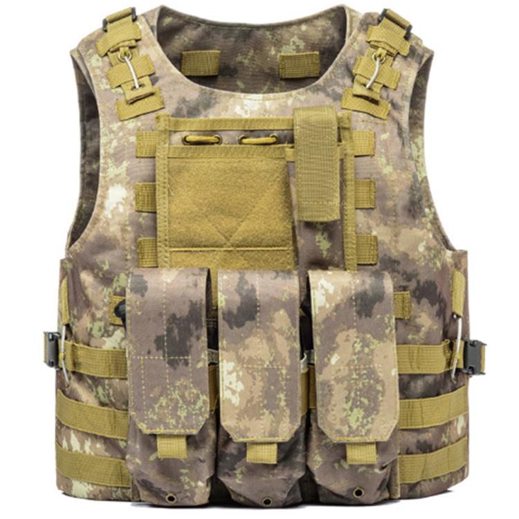 Adjustable Army Military Tactical Molle Combat Vest for Outdoor Training