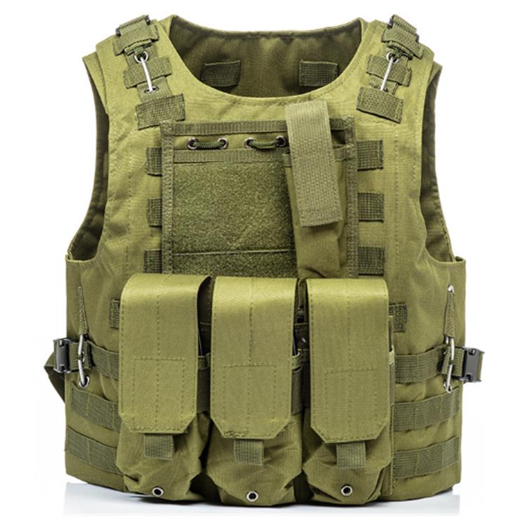 Adjustable Army Military Tactical Molle Combat Vest for Outdoor Training