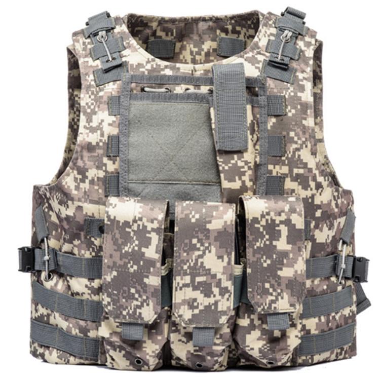 Adjustable Army Military Tactical Molle Combat Vest for Outdoor Training