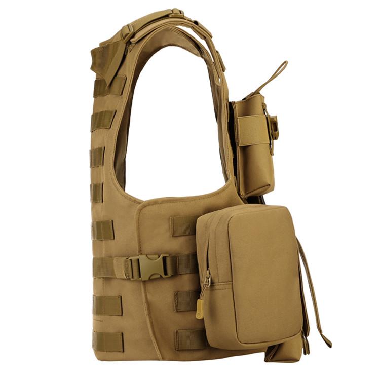 Black Military Tactical Army Molle Vest for Outdoor Hunting Training