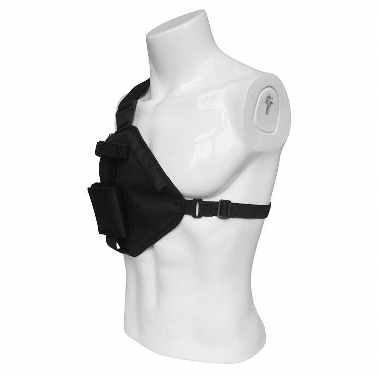 Men Women Adjustable Front Chest Radio Rig Vest Bag