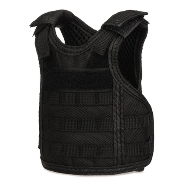 Molle Adjustable Beverage Holder Miniature Tactical Vest for 12oz or 16oz Cans or Bottles
