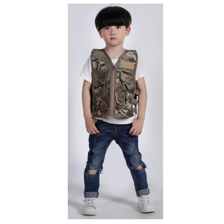 Multi-functional kids tactical vest for outdoor training