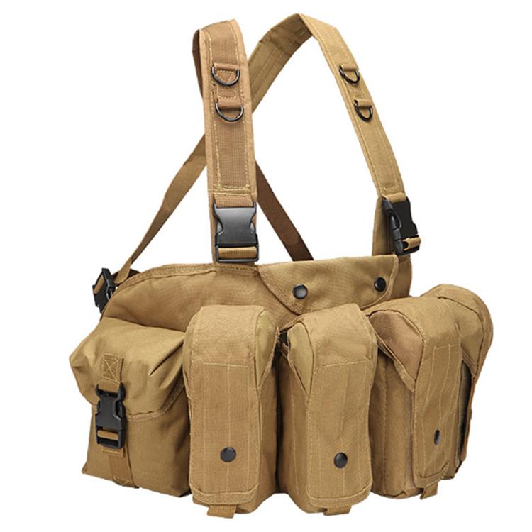 Multi-functional tactical military vest for outdoor training