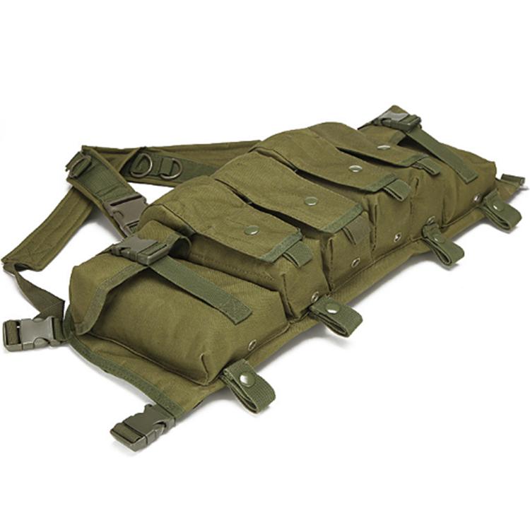 Multi-functional tactical military vest for outdoor training