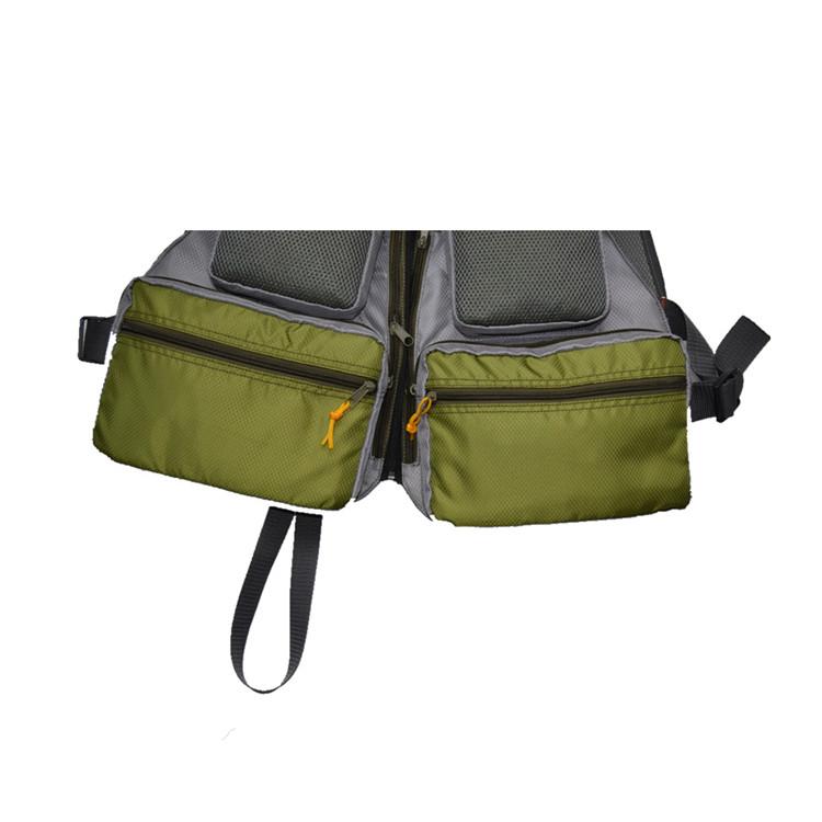Outdoor Adjustable Size Cooler Fly Fishing Vest