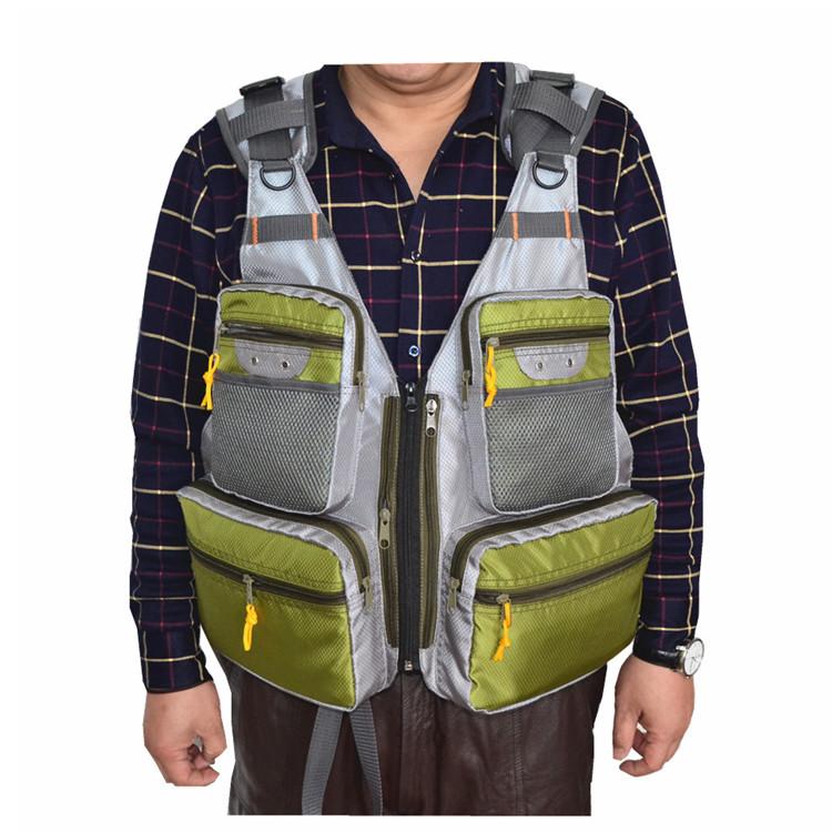Outdoor Adjustable Size Cooler Fly Fishing Vest