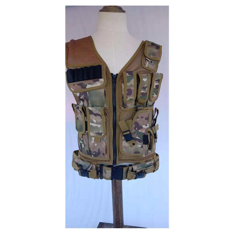 Outdoor Breathable Adjustable Military Army Combat Training Tactical Vest for Adult