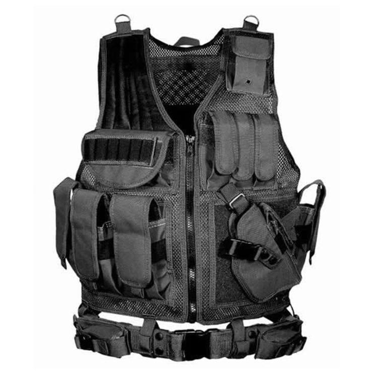 Outdoor Breathable Adjustable Military Combat Training Tactical Vest for Adult