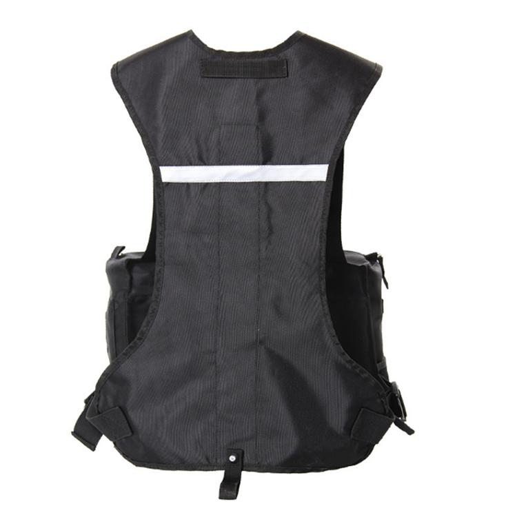Outdoor black fishing vest