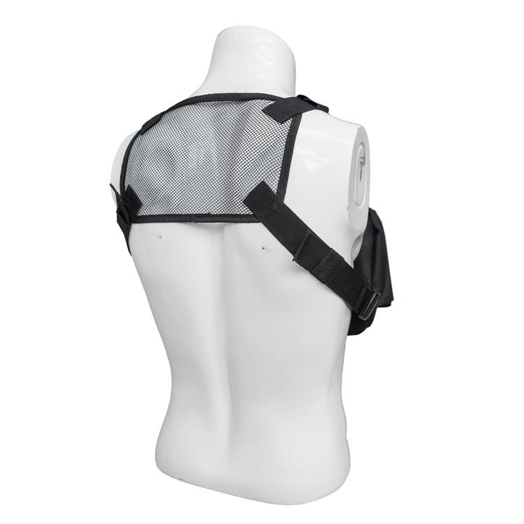 Tactical Pouch Molle Bag Chest Rig Bag Vest with Suspenders and Front Pocket