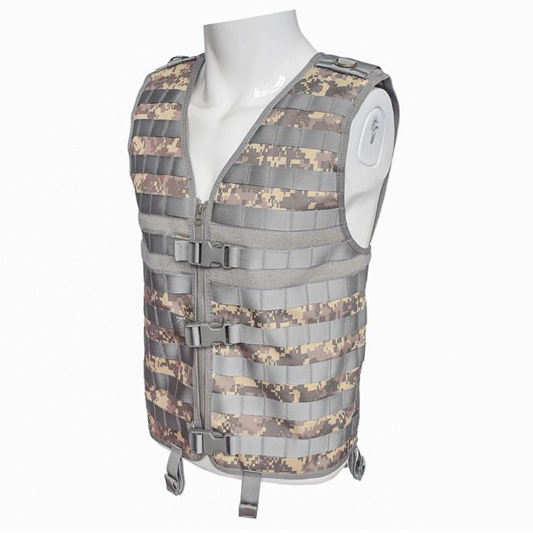 Tactical camo vest for outdoor camping or hiking