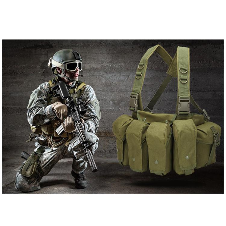 Waterproof Military Tactical Vest Chest Rig for Outdoor Training Hunting