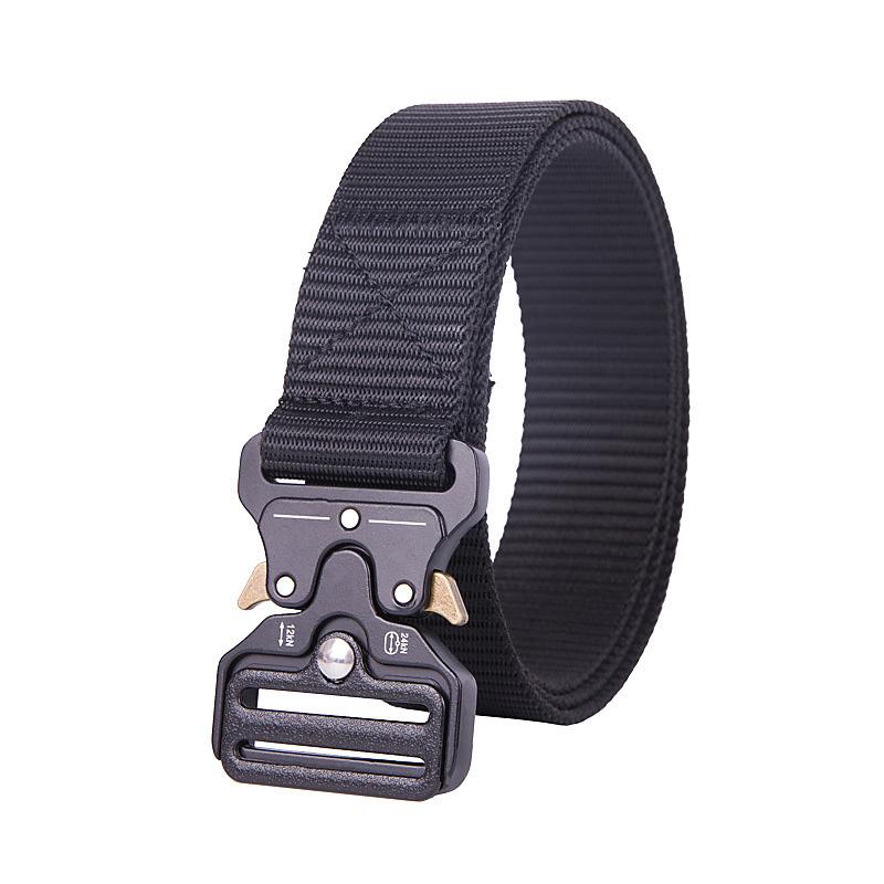In stock custom Durable white Nylon army military tactical belt