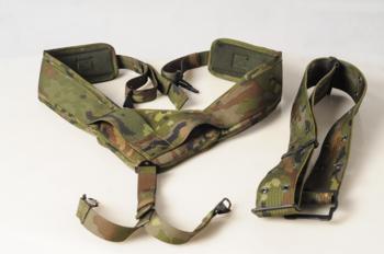 Military ARMY CAMOUFLAGE BRACER AND BELT IRR FABRIC TACTICAL BELT