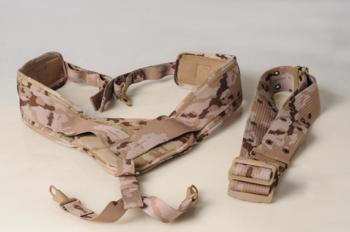 Military ARMY CAMOUFLAGE BRACER AND BELT IRR FABRIC TACTICAL BELT
