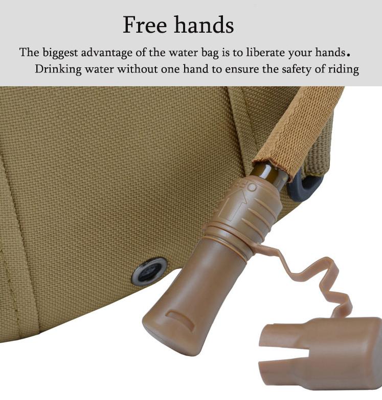Tactical Camouflage Hydration Bag With 3 L Water Bag