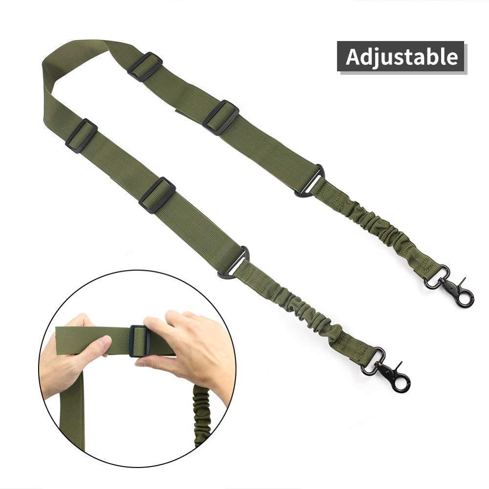 2 Point Rifle Sling/Gun Sling Adjustable Shoulder Strap with Metal Hook
