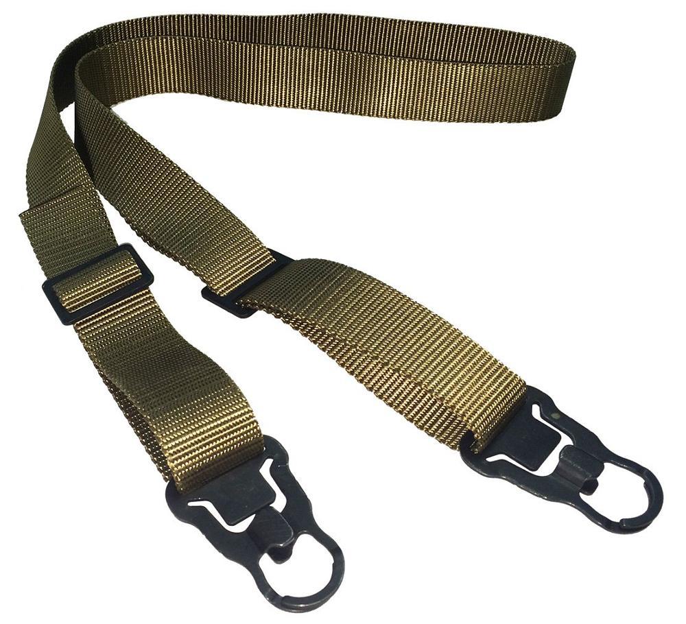 2 Point Wide Military Combat Gun Sling with Mash Hook Rifle gunSling
