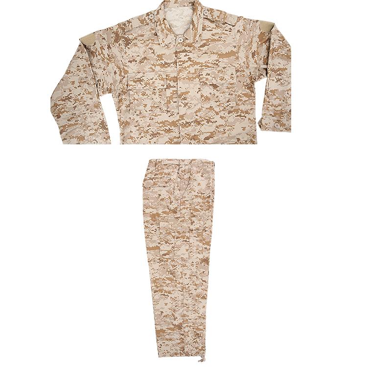 65percent Cotton 35percent Polyester US Military BDU Style Desert Camo Army Uniform