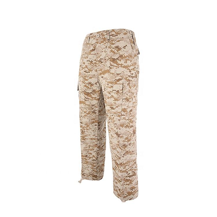 65percent Cotton 35percent Polyester US Military BDU Style Desert Camo Army Uniform
