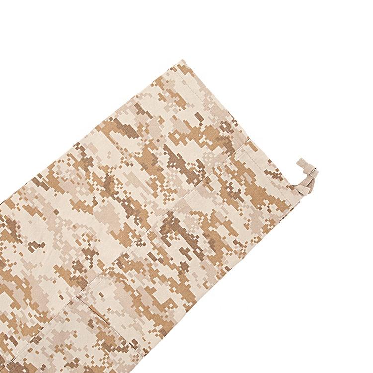 65percent Cotton 35percent Polyester US Military BDU Style Desert Camo Army Uniform