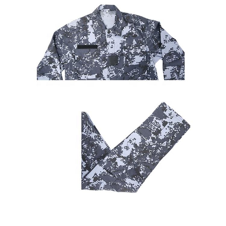 Blue Army Military Security Guard Bdu Uniform Jacket Pants