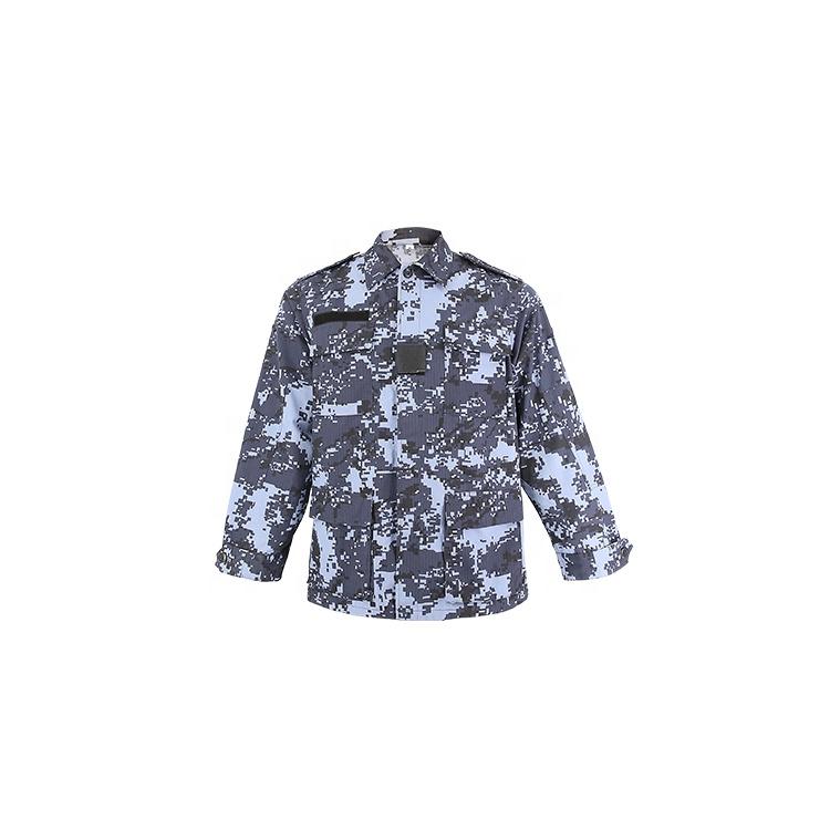 Blue Army Military Security Guard Bdu Uniform Jacket Pants