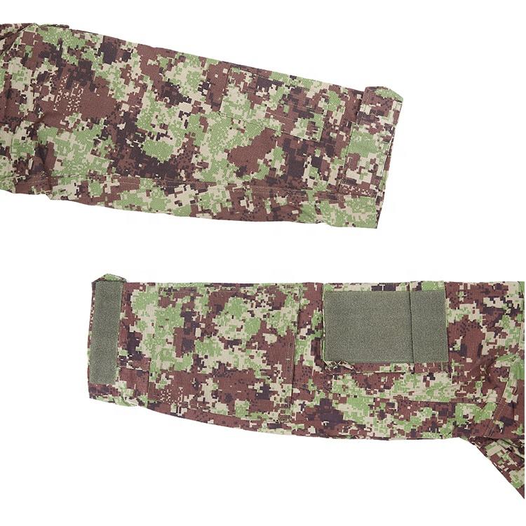 Cotton Polyester Military BDU Woodland Camo Army Uniform