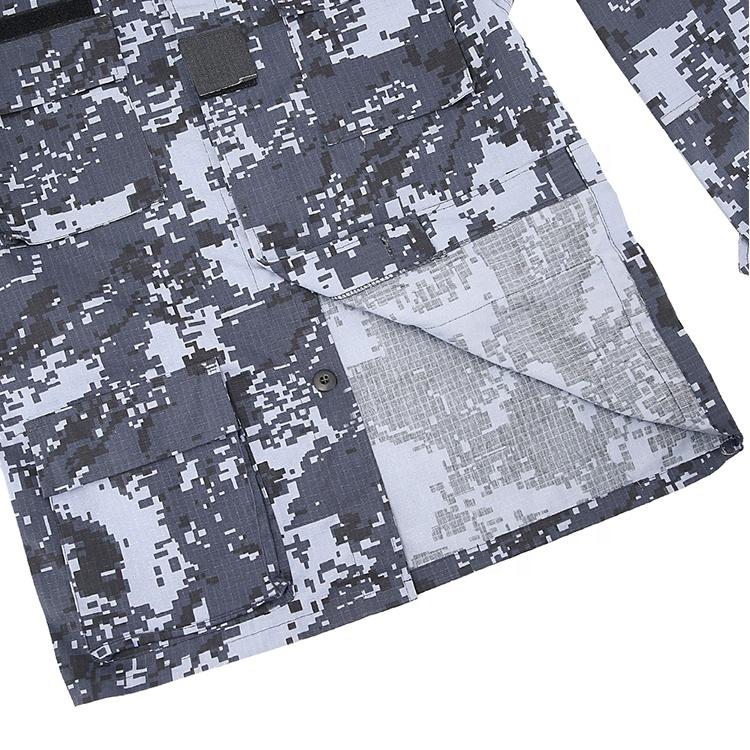 Custom Made Ripstop Fabric Military Army Green BDU Uniform With Patch