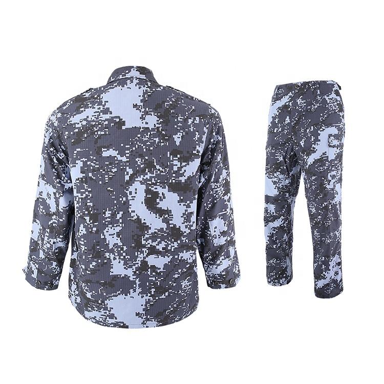 Custom Made Ripstop Fabric Military Army Green BDU Uniform With Patch