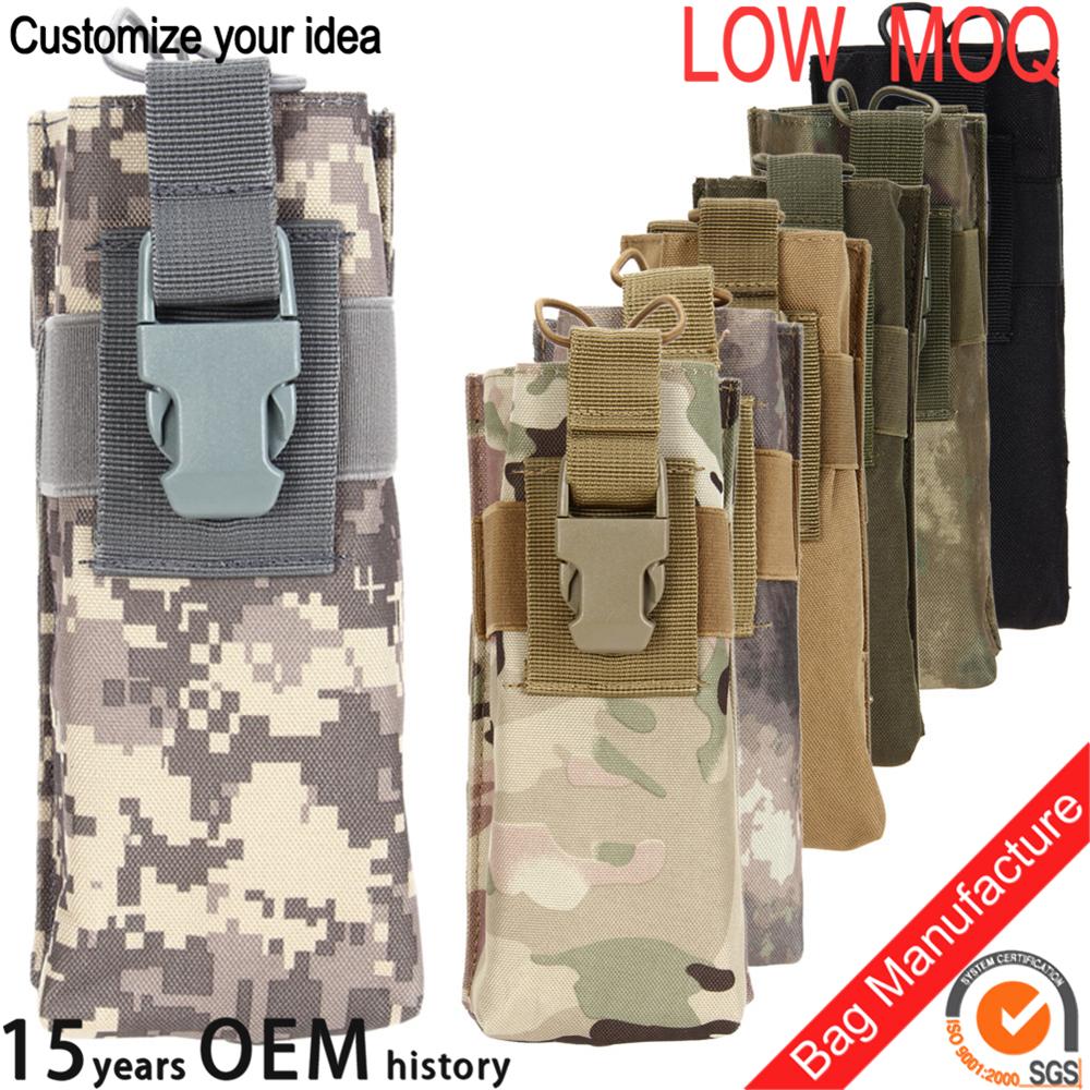 Tactical Assault Outdoor Cycling Travel Open Top Water Bottle Pouch Carry Bag