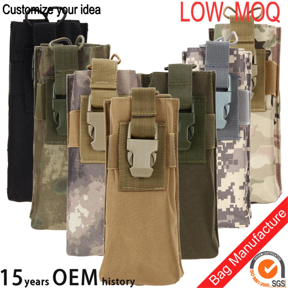 Tactical Assault Outdoor Cycling Travel Open Top Water Bottle Pouch Carry Bag