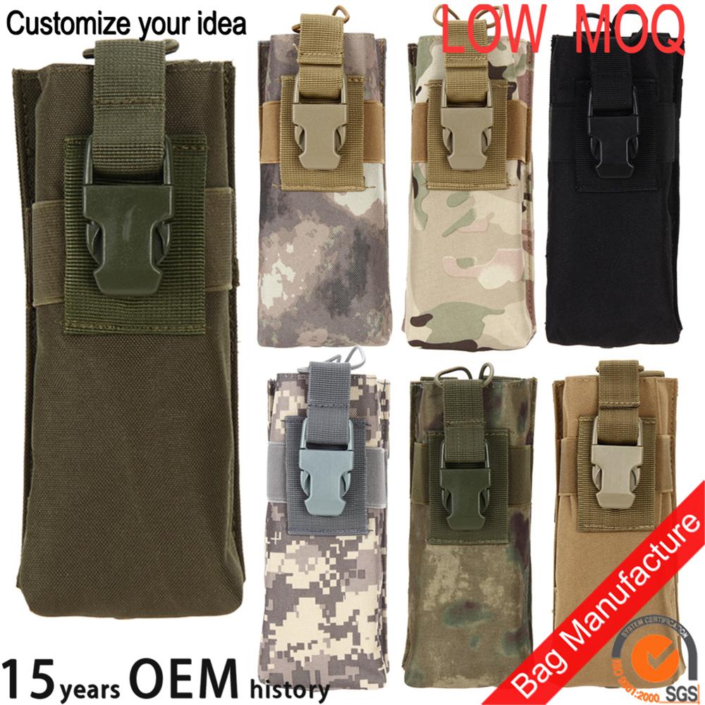Tactical Assault Outdoor Cycling Travel Open Top Water Bottle Pouch Carry Bag