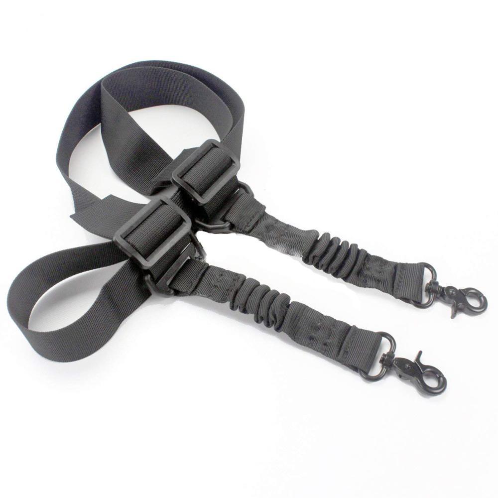 Two Point Rifle Sling Gun Shoulder Strap with Steel Clip + Lfetime Warranty
