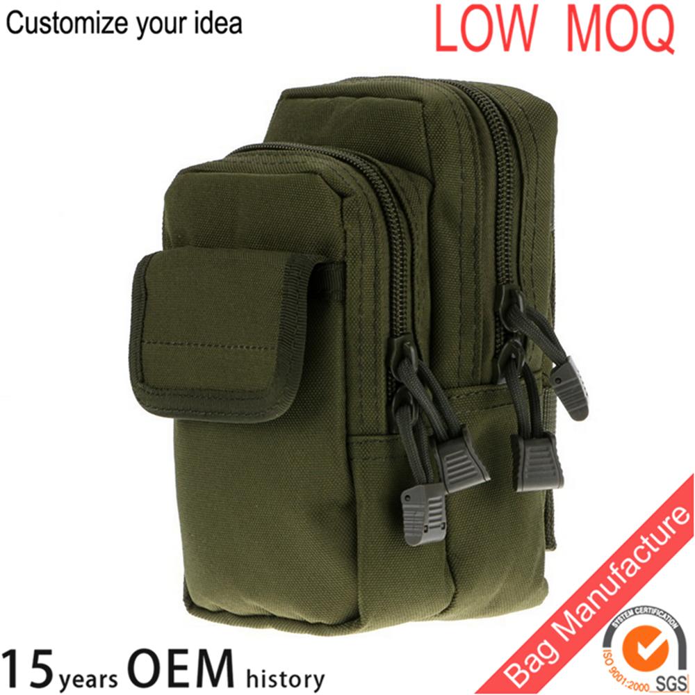 waterproof outdoor Military Molle Utility Tactical Belt phone Pouch Waist Bag