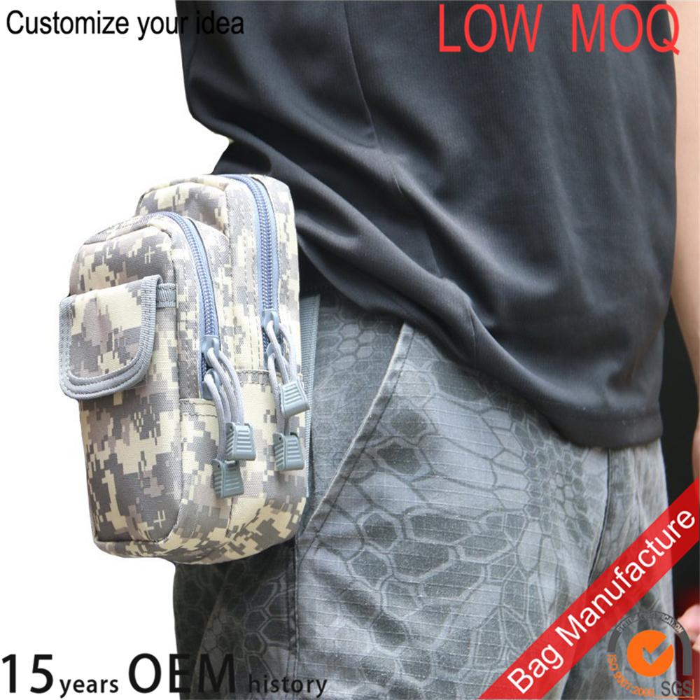 waterproof outdoor Military Molle Utility Tactical Belt phone Pouch Waist Bag