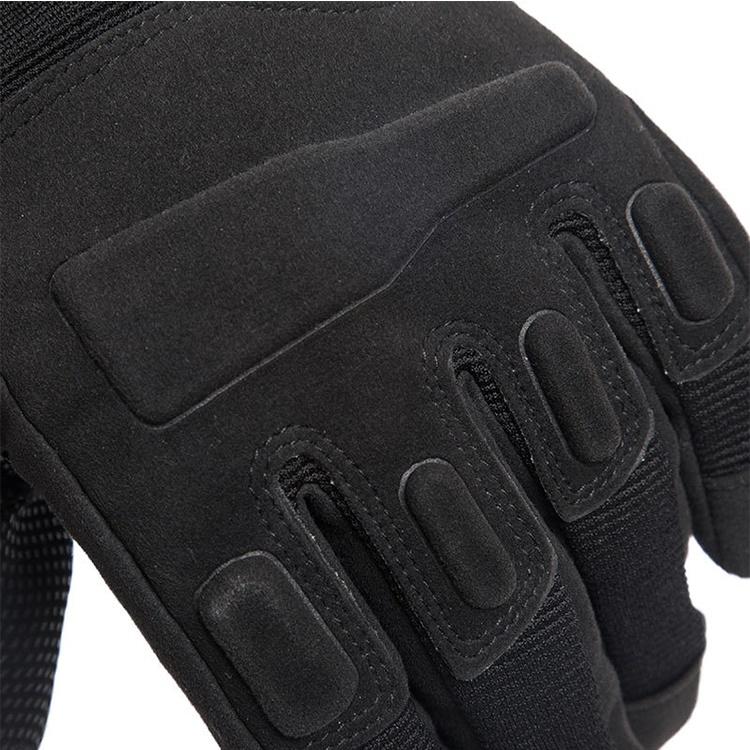 3 Sizes Beige Protective Shock Resistant Winter Outdoor Full Finger Army Military Tactical Gloves