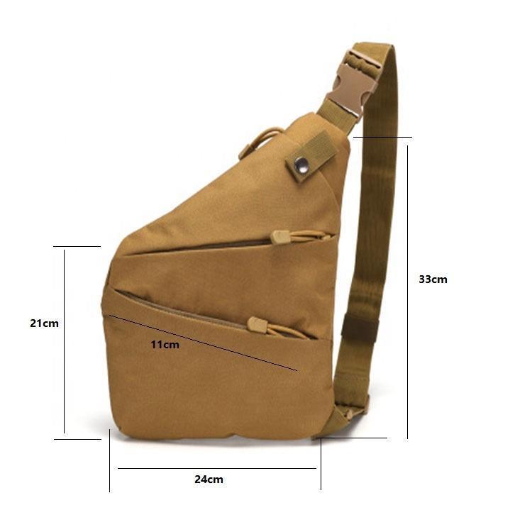 Anti-Theft Waterproof Rucksack Bicycle Sport Pack Shoulder Backpack Sling Chest Crossbody Bag