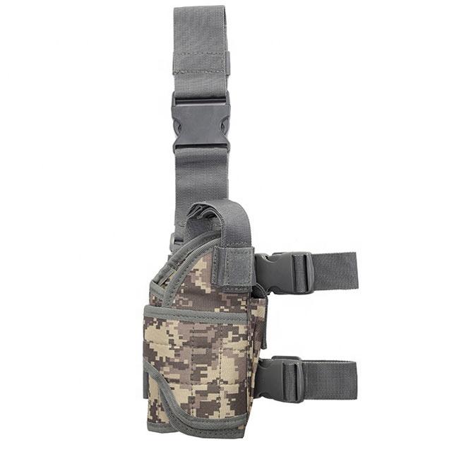 Camouflage Military Heavy Duty Nylon Police Security Tactical Army Leg Gun Holster