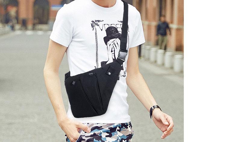 Lightweight Casual Multipurpose Sling Shoulder Chest Bags for Outdoor Sport Travel Hiking