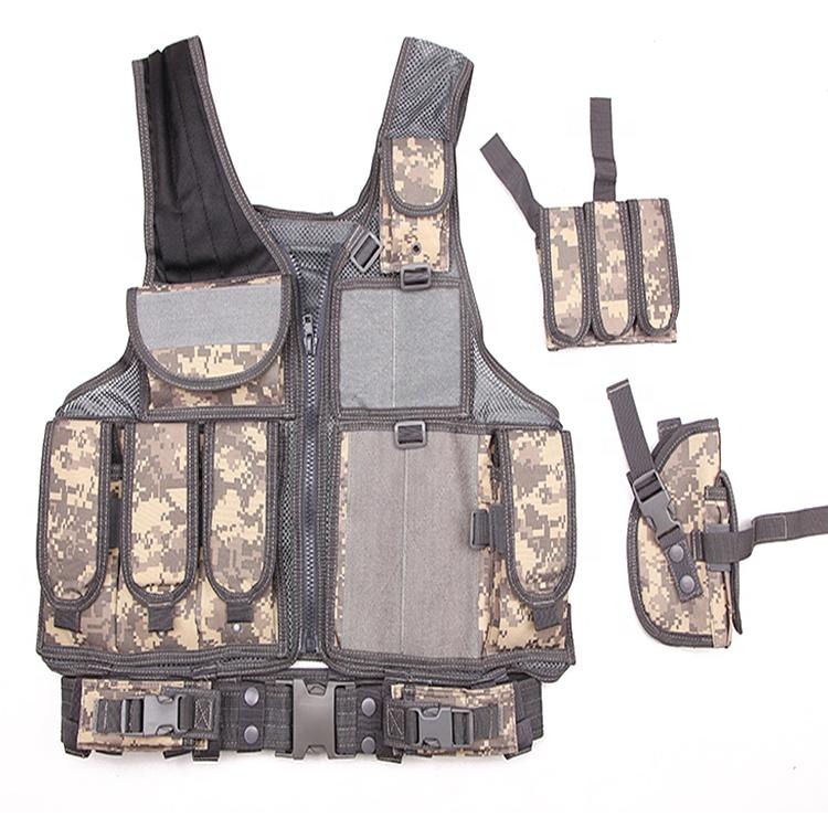 One Size Fit All Lightweight Multifunction Security Guard Army Military Molle Tactic Vest