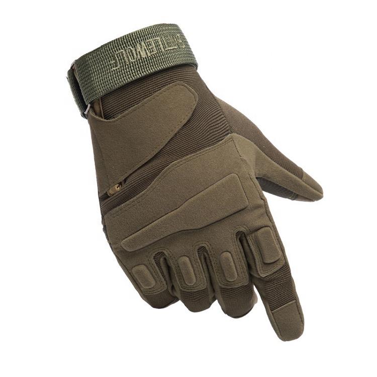 Private Label Full Finger Fitness Tactical Gloves Black Men Motorcycle Gloves