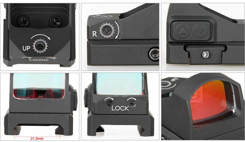 Discount!!! / Mini 3MOA Red Dot Sight Military Tactical Rifle Scope  for Hunting Scope Accessories HK2-0117