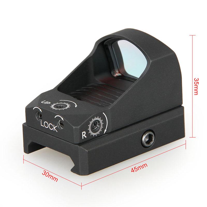 Discount!!! / Mini 3MOA Red Dot Sight Military Tactical Rifle Scope  for Hunting Scope Accessories HK2-0117