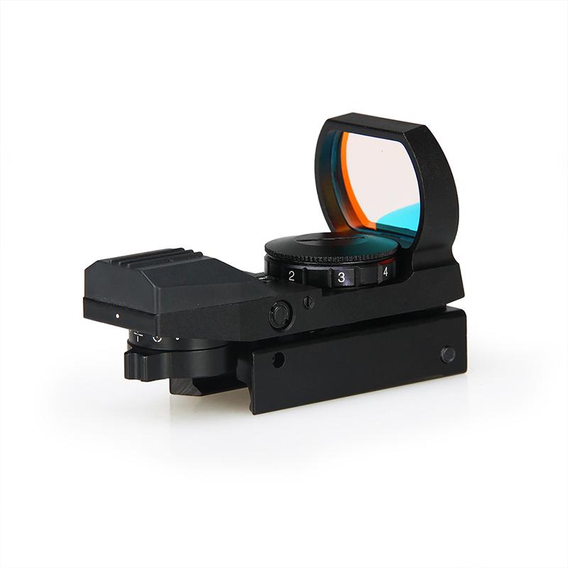 Gun 4 reticles red dot scope airsoft talctical hunting red dot reflex sight for rifle scopes HK2-0091A