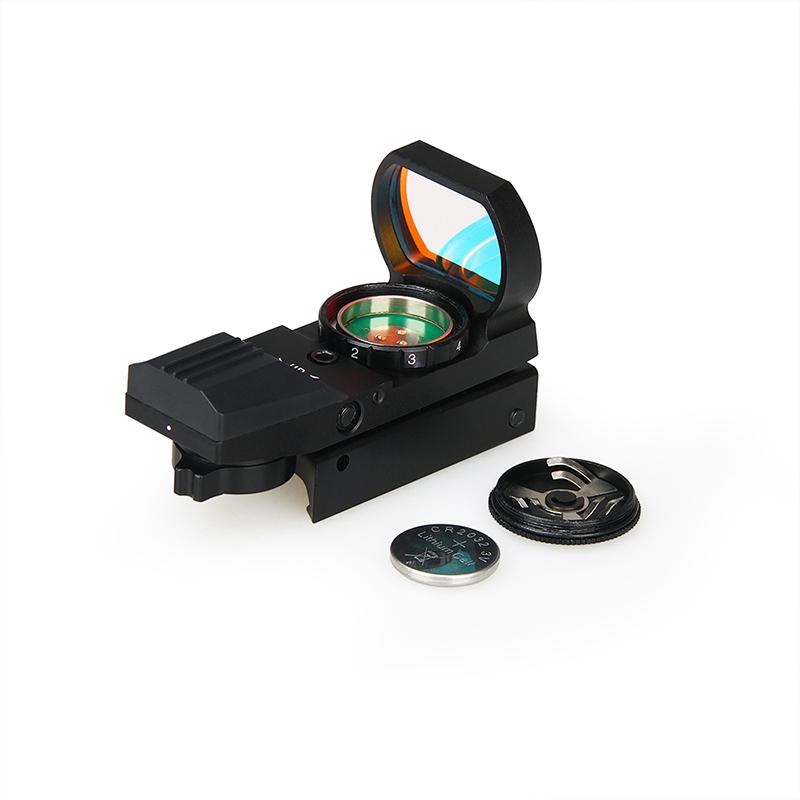 Gun 4 reticles red dot scope airsoft talctical hunting red dot reflex sight for rifle scopes HK2-0091A