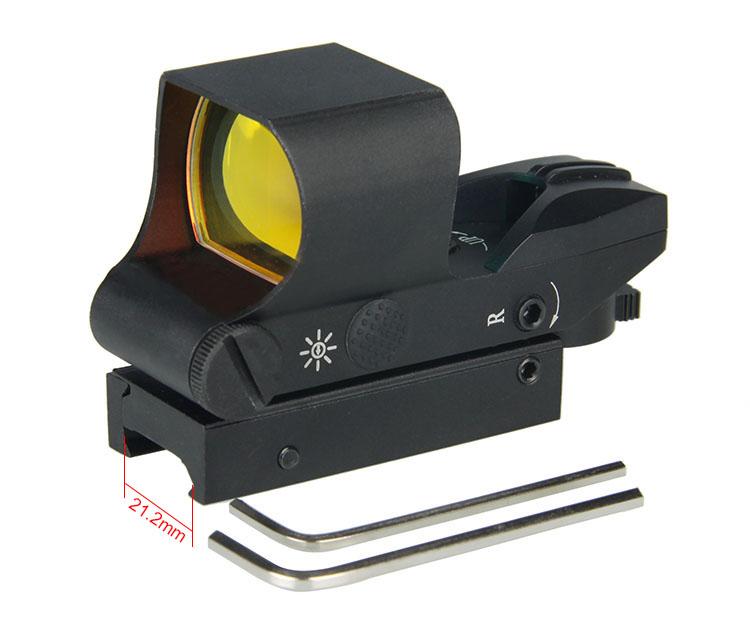 HK2-0057 1x28x40 Multi Reticles Reflex sight/ Real Shock Proof Holographic Sight with 21mm Weaver Baser Mount