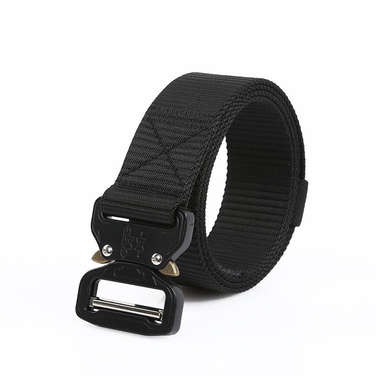 Men/Women Tactical Belt Military Style Nylon Web Belt with Heavy-Duty Quick-Release Metal Buckle