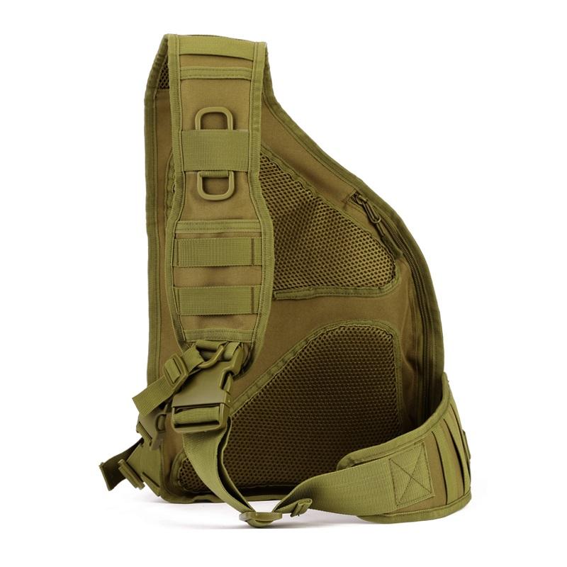 FREE SAMPLE 600D Encrypted Double-Layer Waterproof Polyester tactical military  breast bag chest bag